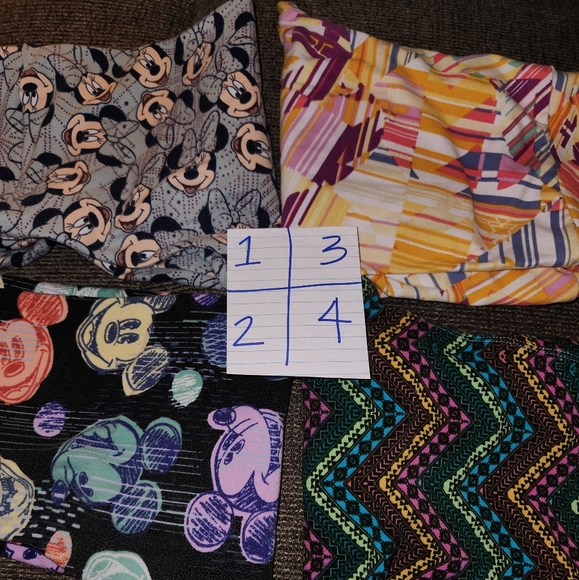 12 Lularoe leggings -Tween size - Picture 2 of 4